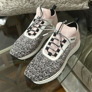 Prada Pink Knitted Sneakers